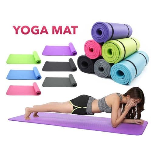 Yoga Mat with Resistance Bands
